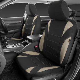 CAR PASS installed front seats inside SUV illustrating quick-fit protection benefit