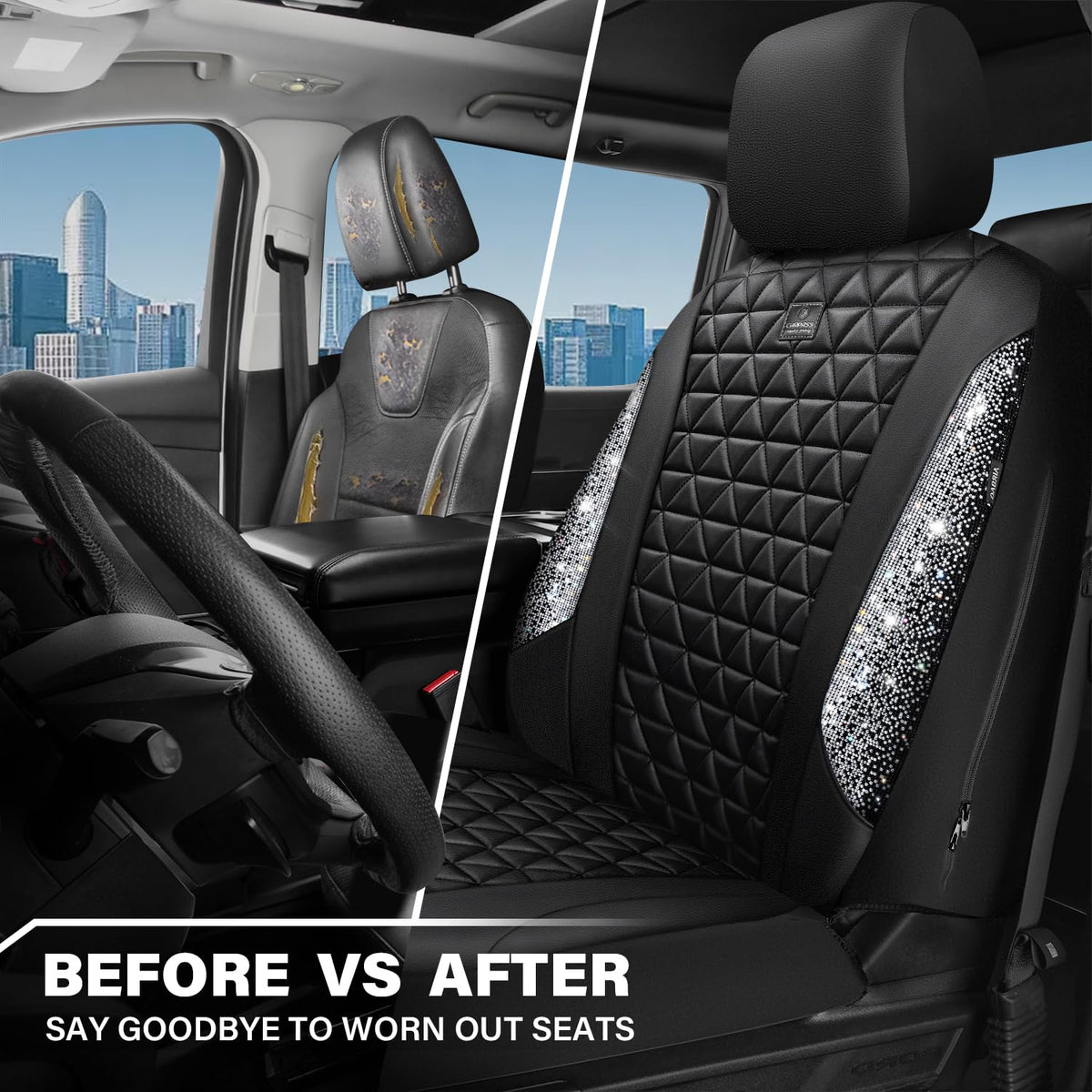 CAR PASS installed in car interior, creating glamorous protection and style