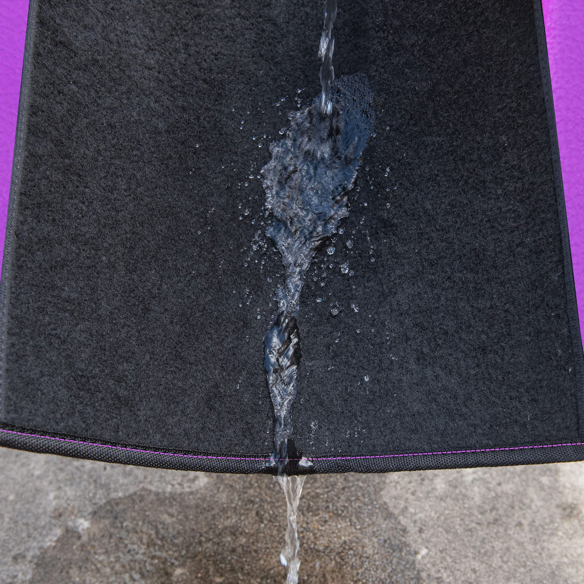 CAR PASS mats installed in a car interior highlighting upgraded style and easy maintenance