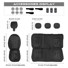 CAR PASS in-car lifestyle setting showing durable covers for family and outdoor use