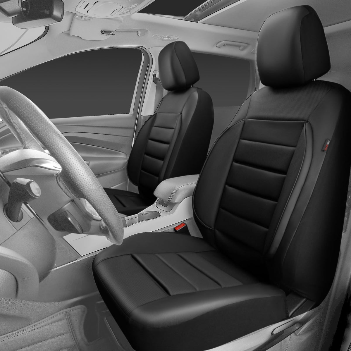 CAR PASS in SUV interior lifestyle shot showing stylish upgraded cabin