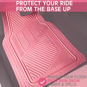 CAR PASS installed in car interior showing stylish pink upgrade and protection