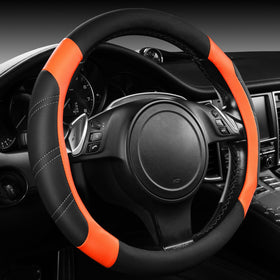CAR PASS inner TPR grip detail demonstrating secure anti-slip fit and safer steering