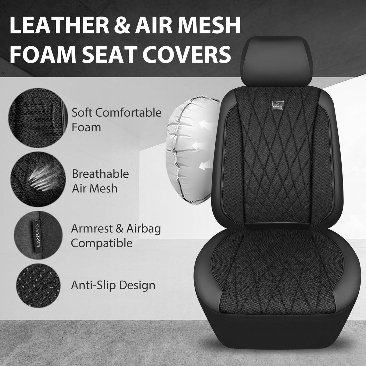 CAR PASS installation buckles and straps for fast, tool-free securing
