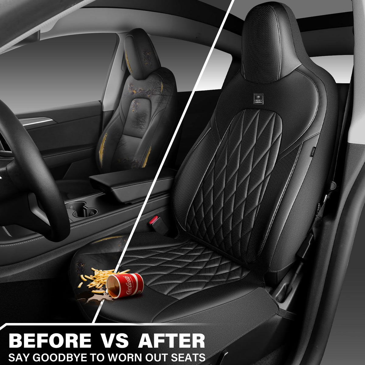 CAR PASS installation in car action with one-person fitting and tool-free ease