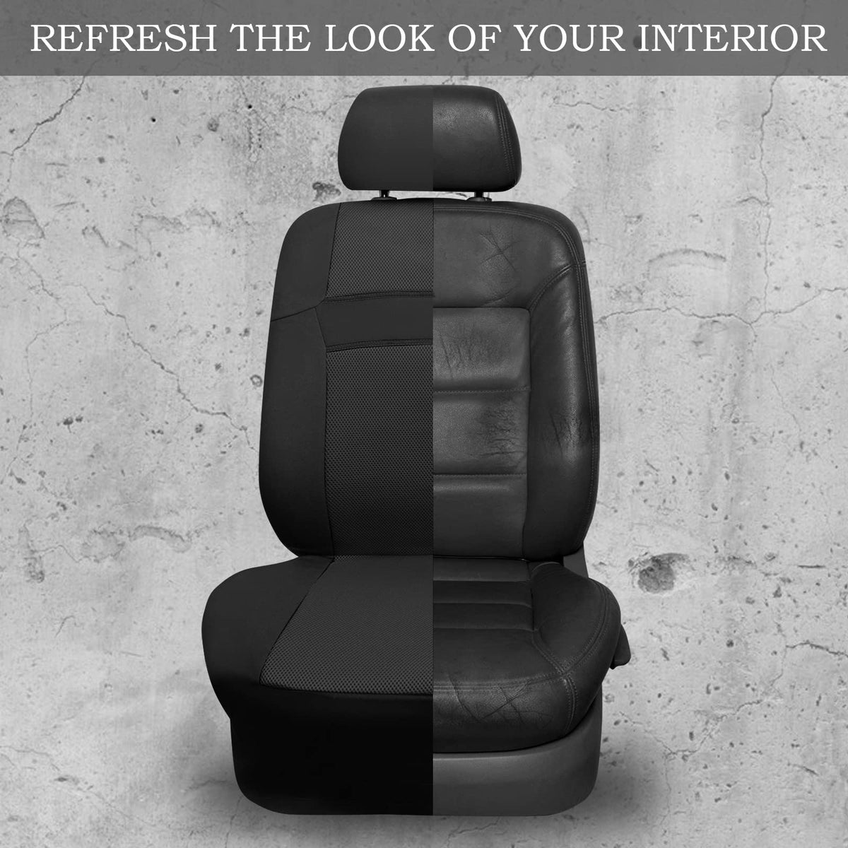 CAR PASS installation view with zippers and straps for fast fitting
