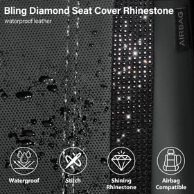 CAR PASS installed on driver seat front view offering stylish protection and secure fit