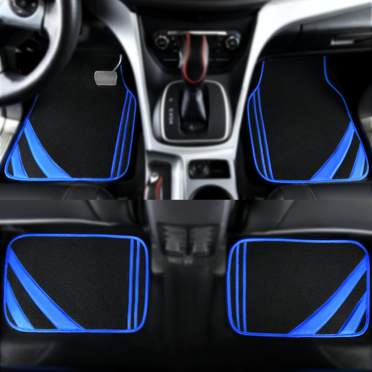 CAR PASS installed in front footwell offering full coverage protection