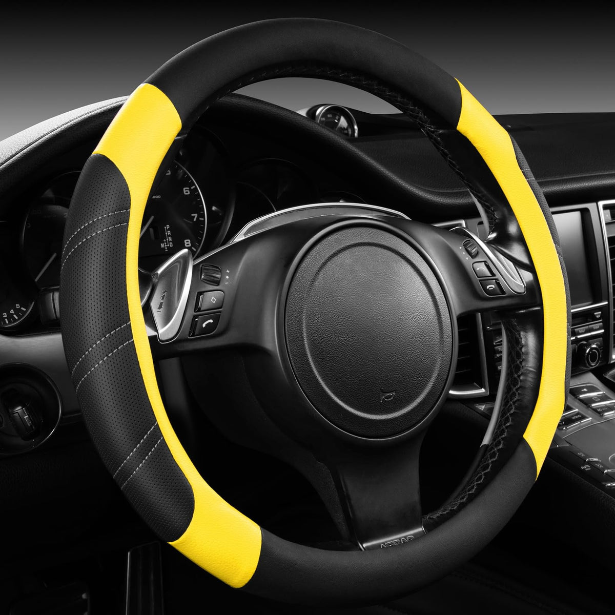 CAR PASS installed in car dashboard view demonstrates cohesive interior styling