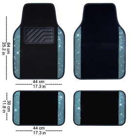 CAR PASS mats installed inside a sedan illustrating instant interior upgrade benefit