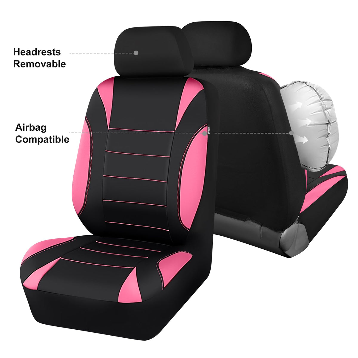 CAR PASS installed in SUV lifestyle scene protecting seats from wear