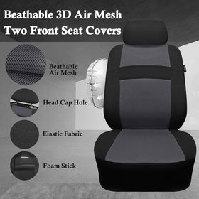 CAR PASS installed on driver seat demonstrating universal fit and neat finish