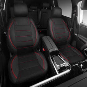 CAR PASS installed passenger seat angle showing snug fit and protection from spills