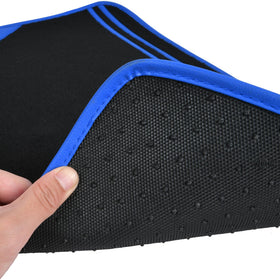 CAR PASS rear footwell installation demonstrating rear mat fit