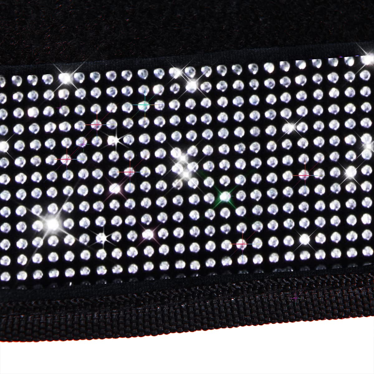 CAR PASS installed rear pair in car showing neat fit behind seats