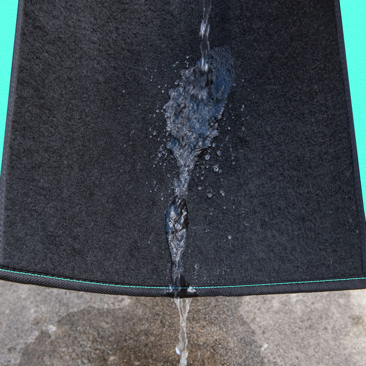 CAR PASS mats installed in rear seats showing full-vehicle coverage
