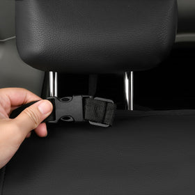CAR PASS cover installed with child seat illustrating protection for busy families