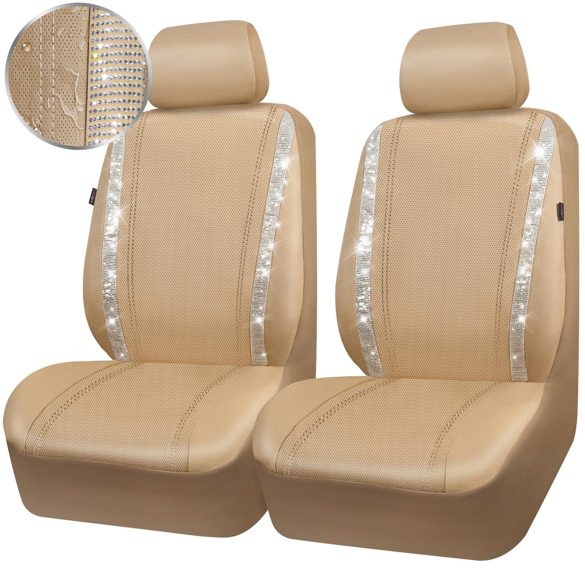 CAR PASS styled car interior with covers showing fashionable decor benefit