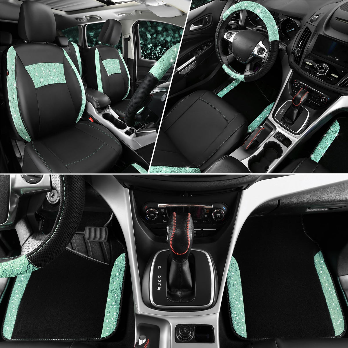 CAR PASS close-up lace leather texture highlighting breathable surface
