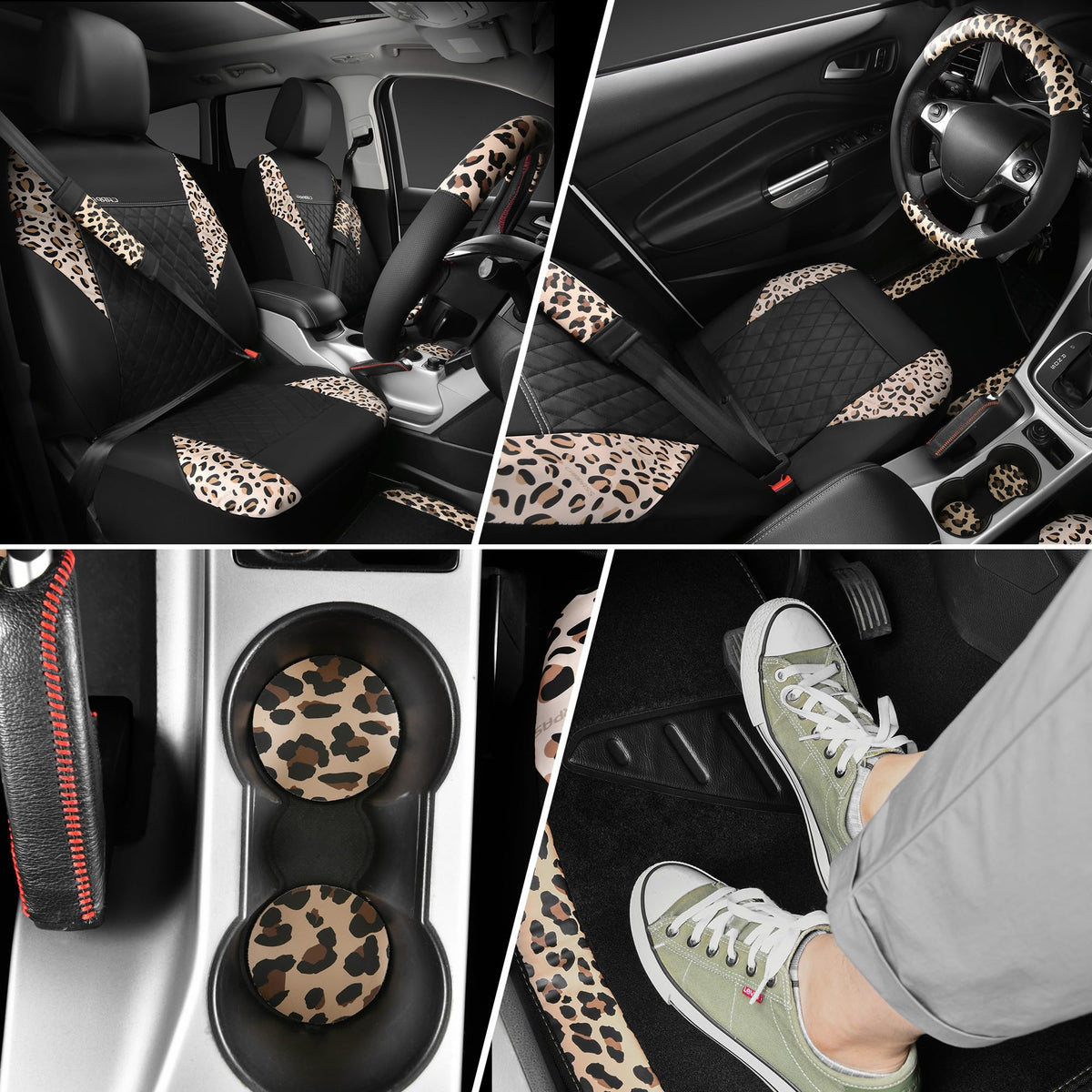 CAR PASS floor mats set protecting vehicle flooring from dirt and spills