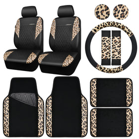 CAR PASS front seat cover installed showing stylish protection and easy cleaning
