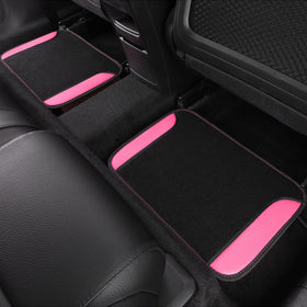 CAR PASS lifestyle image inside car showcasing black-pink accent and stylish protection
