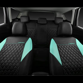 CAR PASS lifestyle shot with girly mint decor enhancing cabin aesthetic
