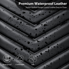 CAR PASS lifestyle shot in SUV interior highlighting durable, waterproof look