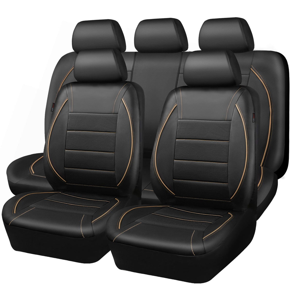 CAR PASS installed inside vehicle showing black and beige contrast, enhances cabin look