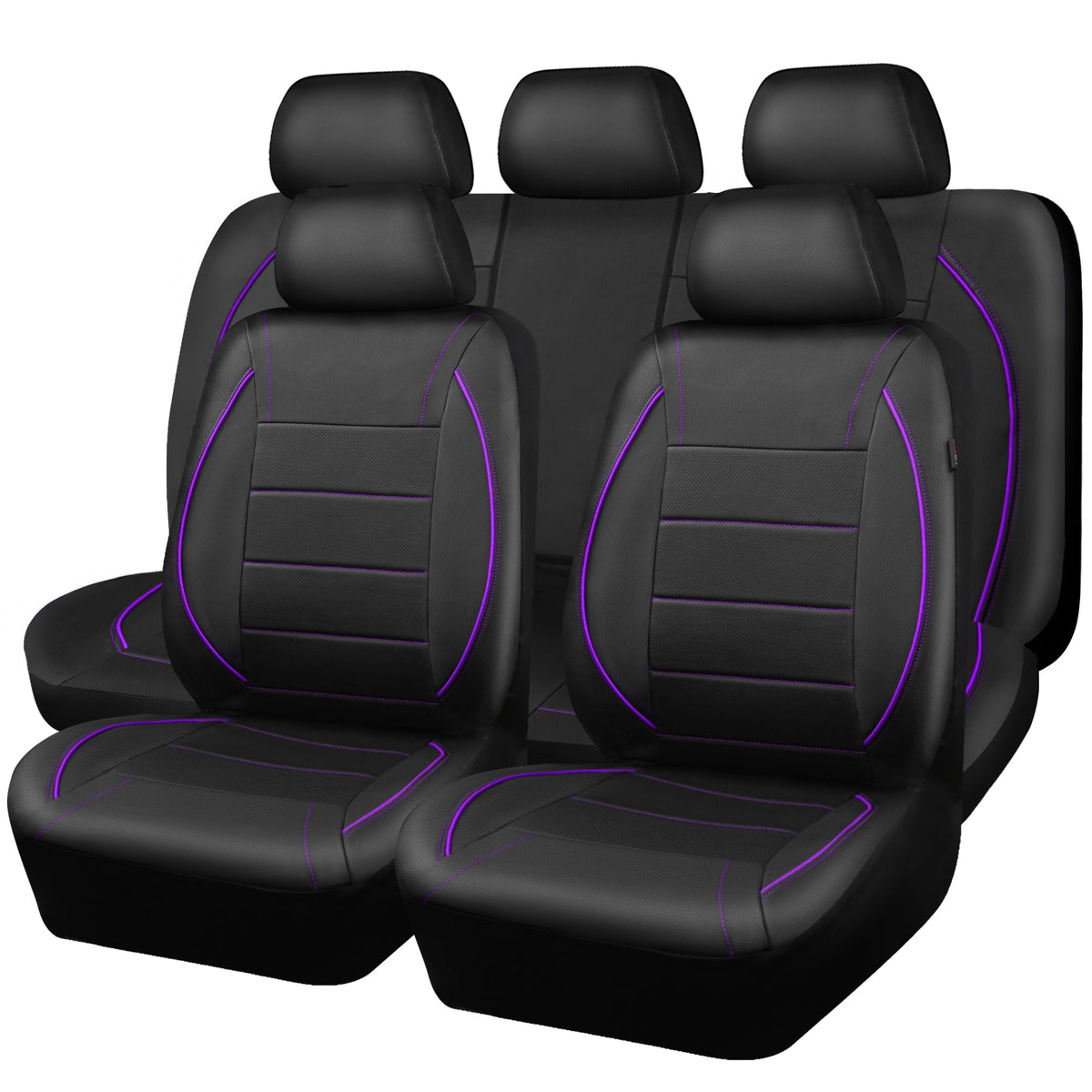 CAR PASS interior lifestyle shot showing stylish black and purple upgrade