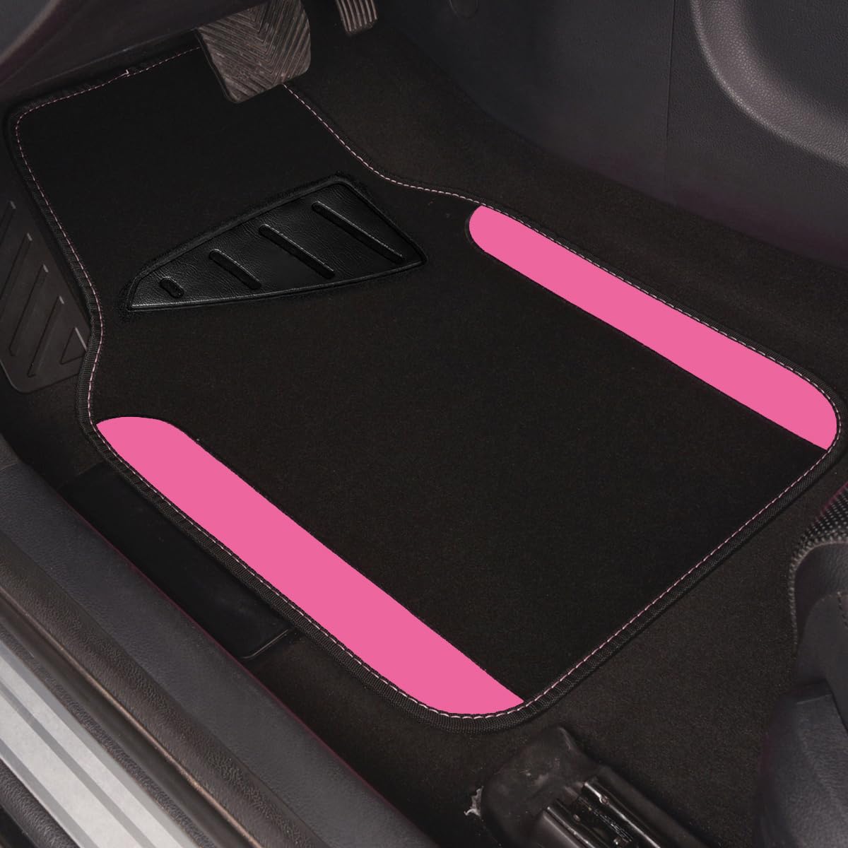 CAR PASS mats inside car showing fashionable interior upgrade benefit