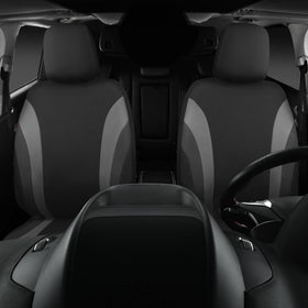 CAR PASS headrest area and airbag seam detail, preserves safety deployment