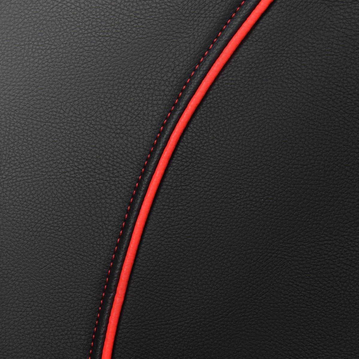 CAR PASS leather-like texture close-up showing easy-clean surface and breathability