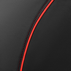 CAR PASS leather-like texture close-up showing easy-clean surface and breathability