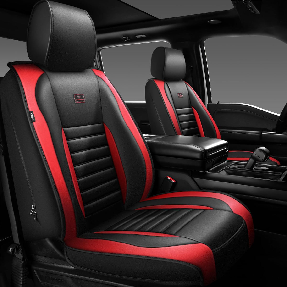 CAR PASS lifestyle shot in sedan showing stylish interior protection
