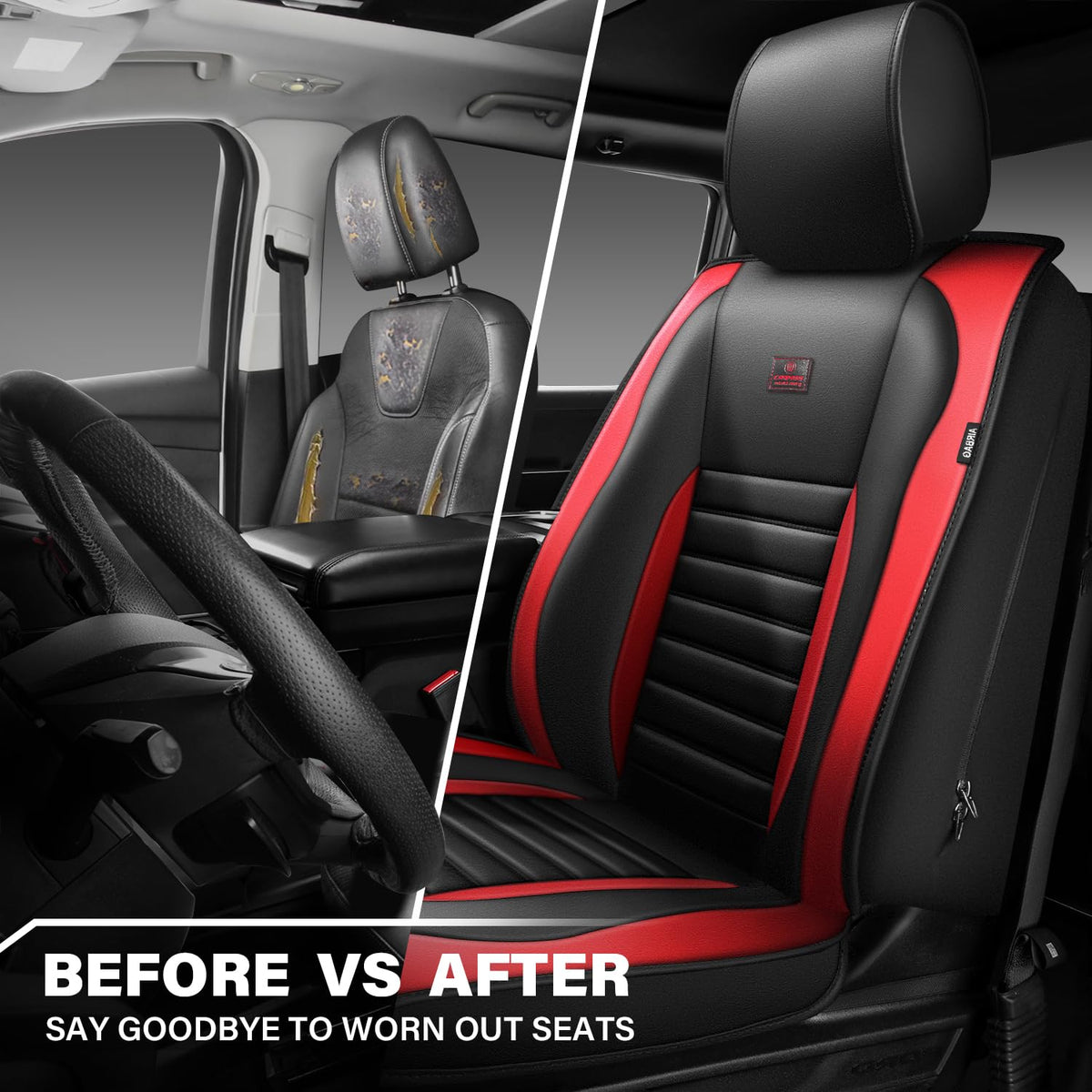 CAR PASS side zipper at armrest allowing normal armrest use