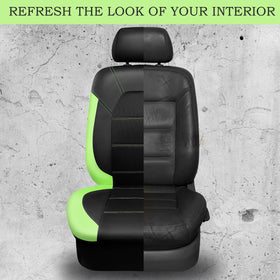 CAR PASS glowing green accents in low light adding visibility and sporty flair