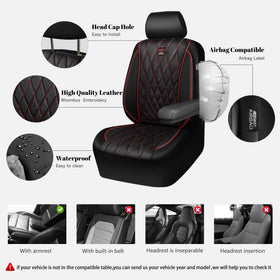 CAR PASS non-slip backing detail keeping cover securely in place while driving