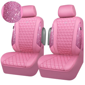CAR PASS packaging contents displaying two covers and two headrests for front seats