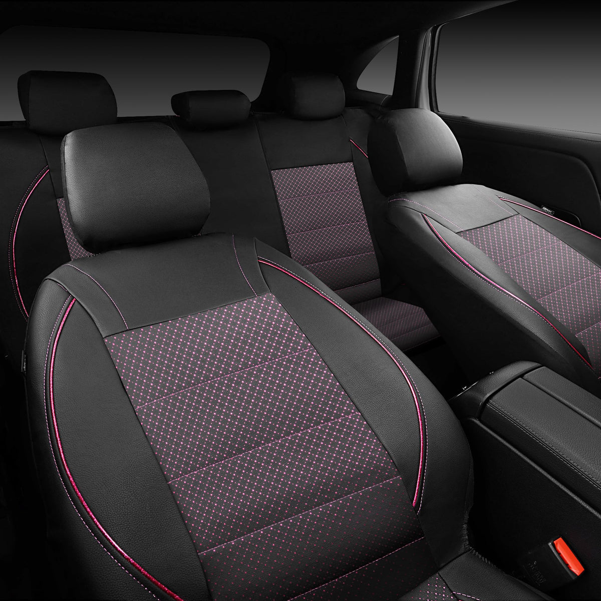 CAR PASS padding cross-section showing 5mm sponge comfort and support