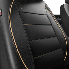 CAR PASS close-up of PU leather texture highlights durable luxury