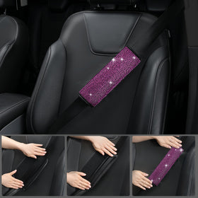 CAR PASS push start button ring highlights start control with sparkle
