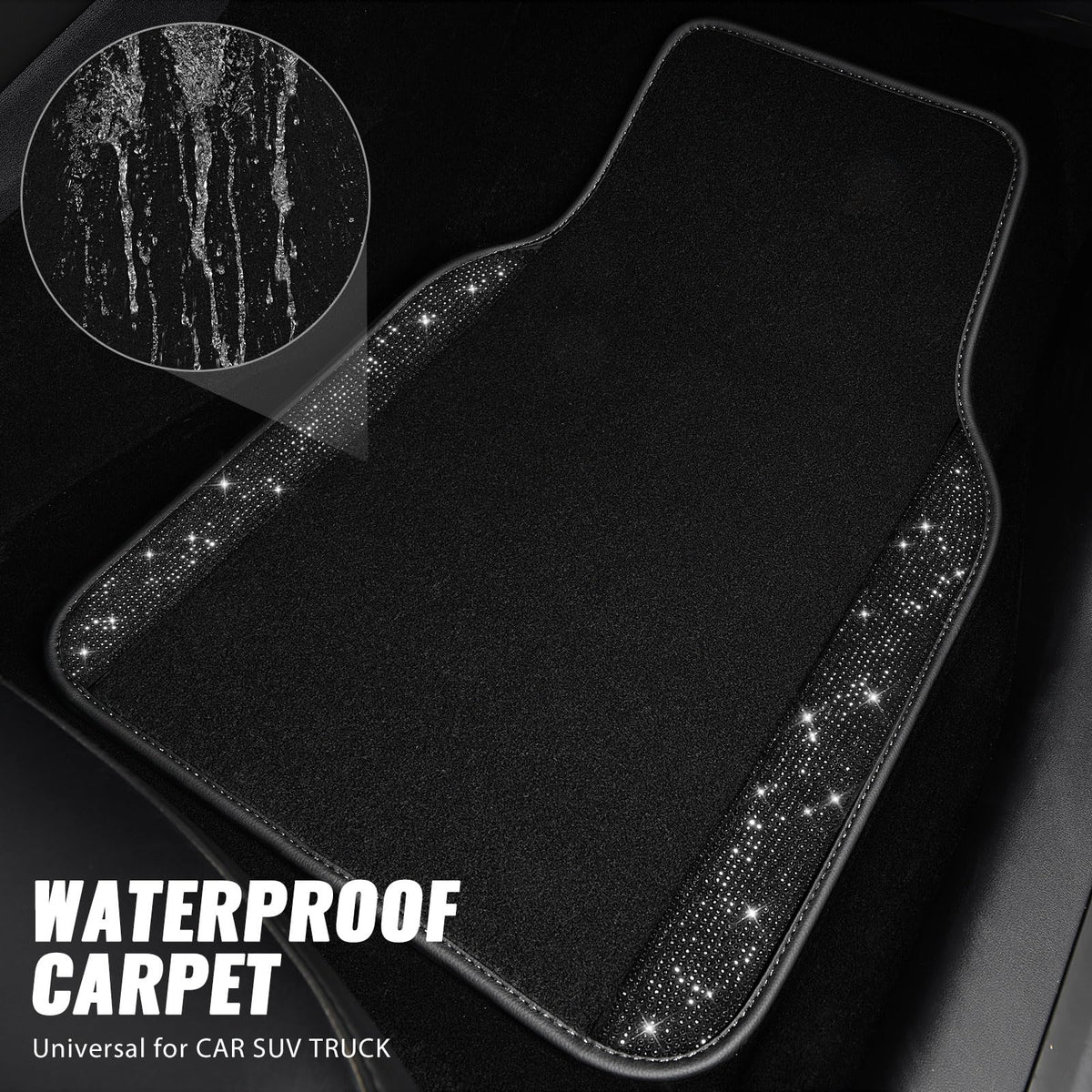 CAR PASS PVC heel pad detail showing anti-slip support and foot comfort