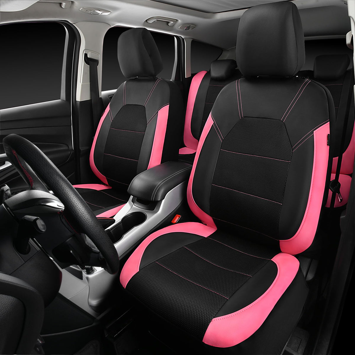CAR PASS quilted leather-look close-up highlighting comfort and elegant texture