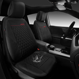 CAR PASS close-up of quilted stitching highlights refined texture and comfort