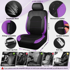 CAR PASS rear backrest cover fitted neatly offering full coverage