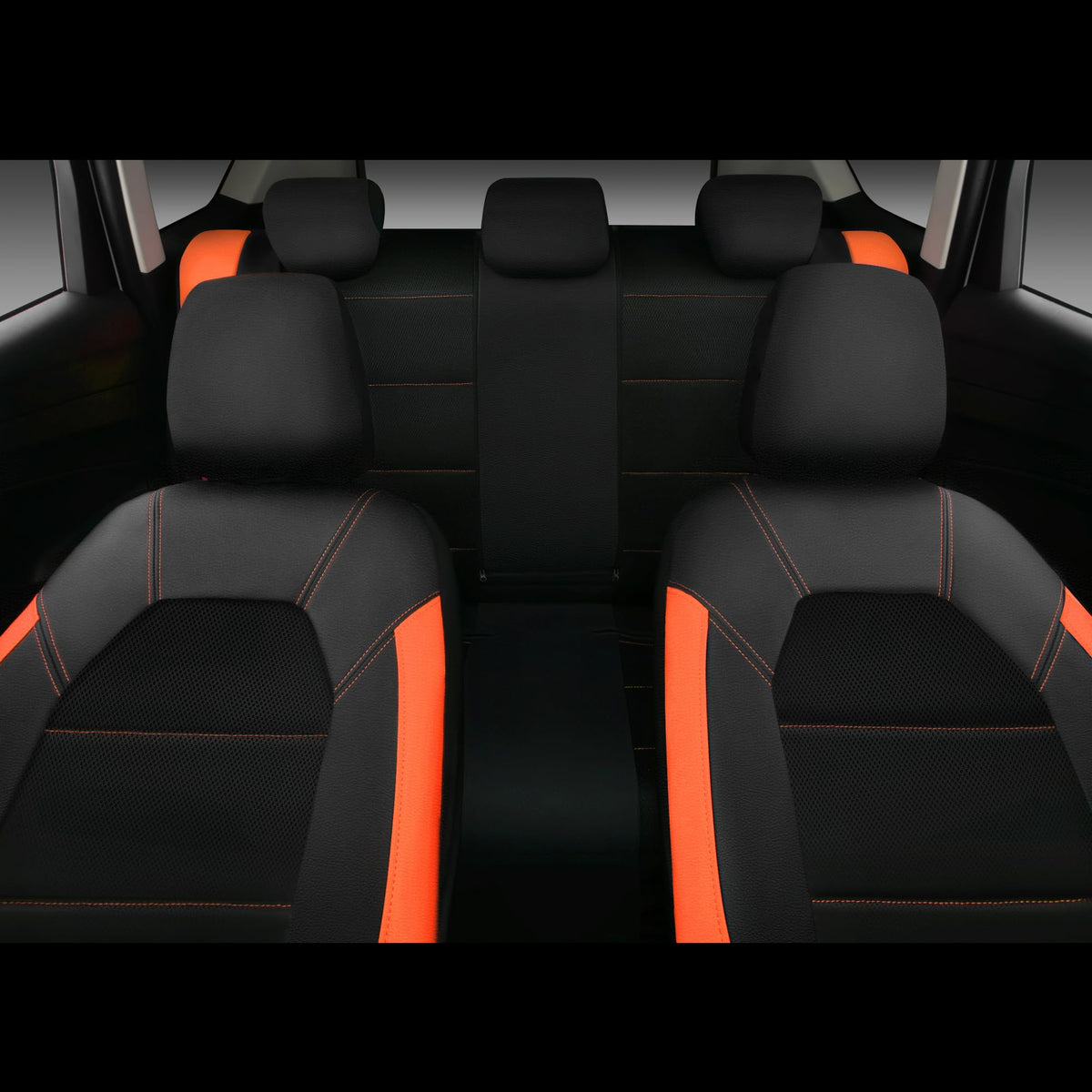 CAR PASS rear bench cover installed protecting full back seat