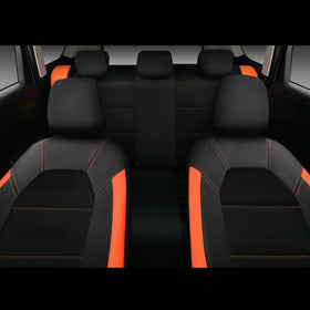 CAR PASS rear bench cover installed protecting full back seat