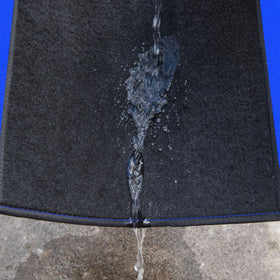 CAR PASS rear mats installed in an SUV providing waterproof protection and coverage