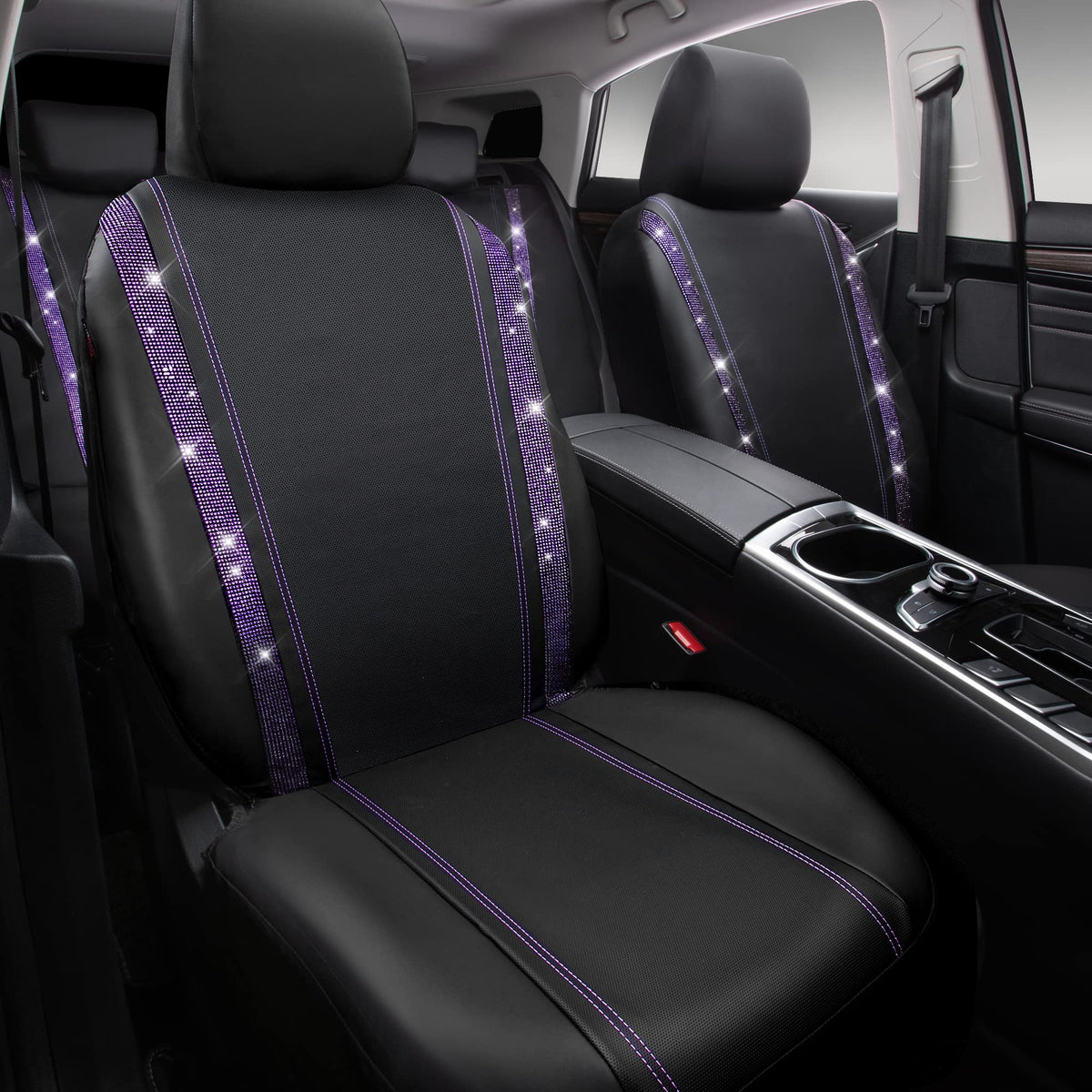CAR PASS rear seat cover full view providing coordinated interior upgrade